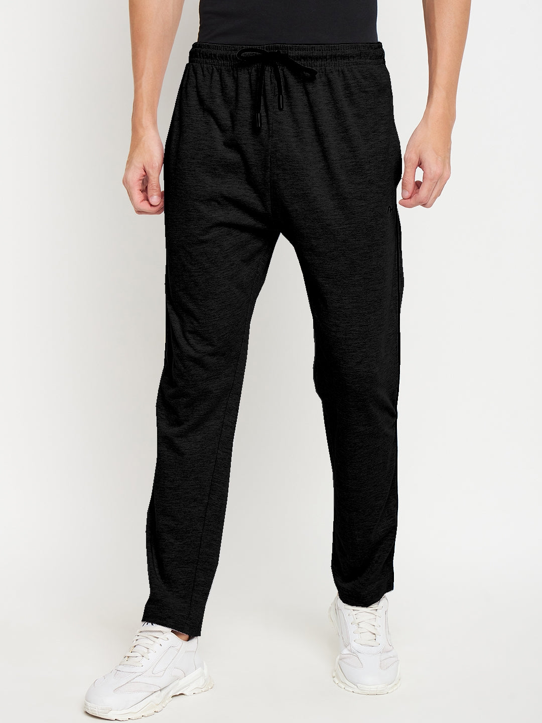Black Relaxed Track Pants