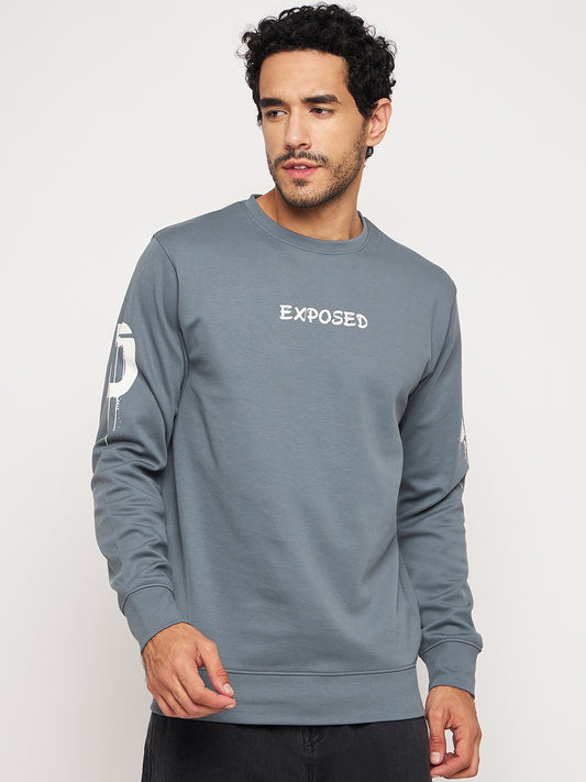 Exposed Neon Grey Sweatshirt