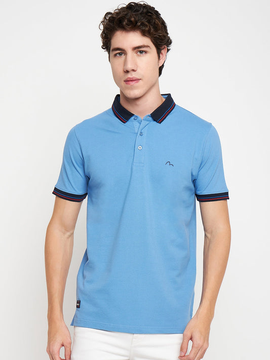 Statement Polo Turquoise Tee
