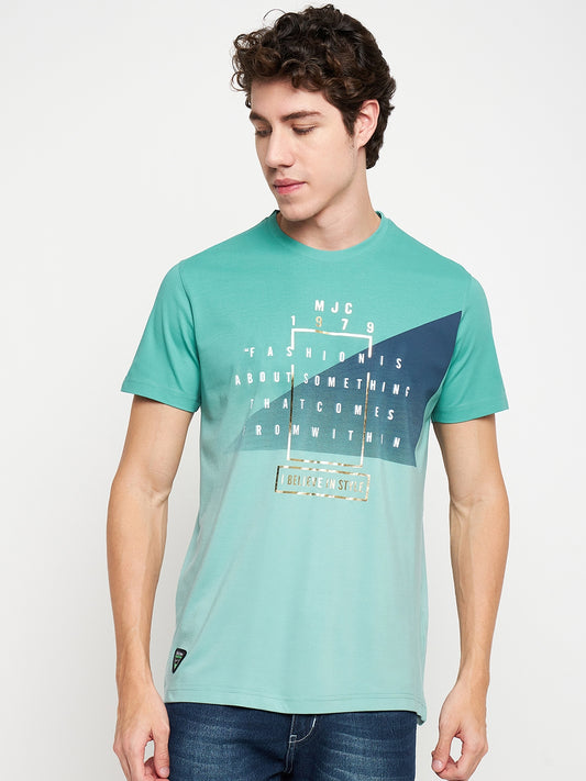 Round Neck Believe In style T-shirt