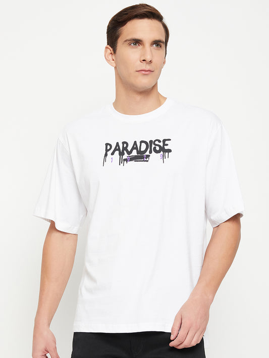 White Paradise Oversize T-Shirt