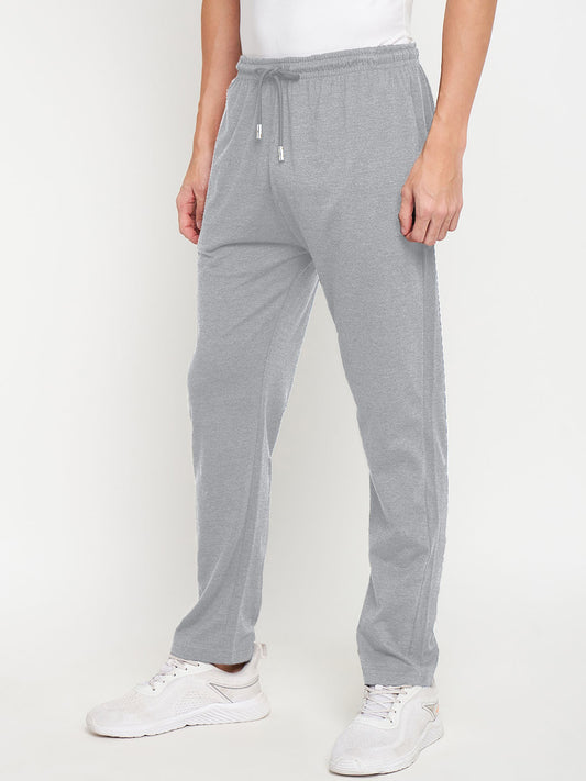Grey Melange Comfy Track Pants