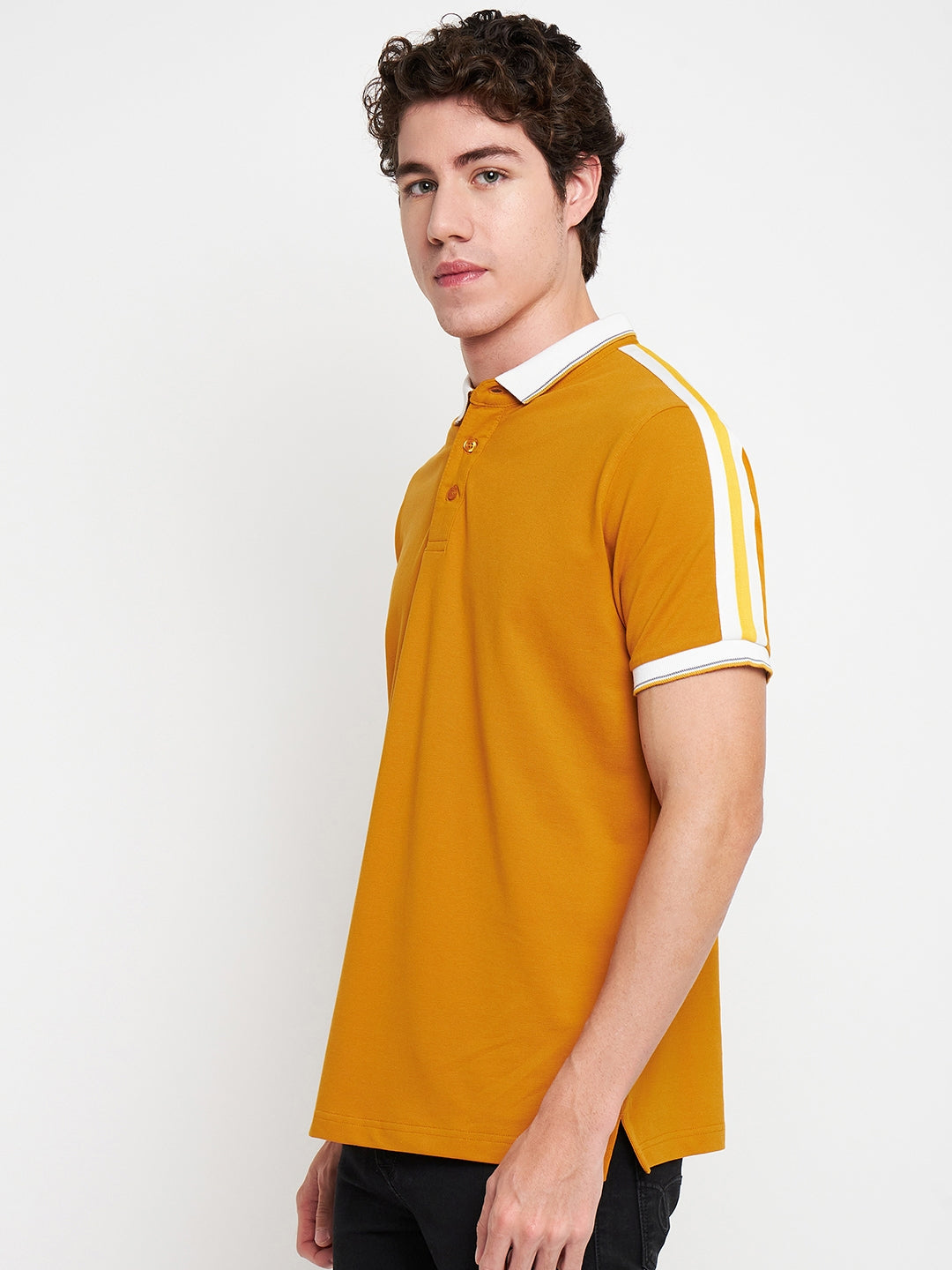 Statement Polo Mustard Tee