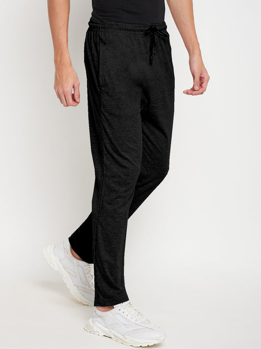 Black Relaxed Track Pants