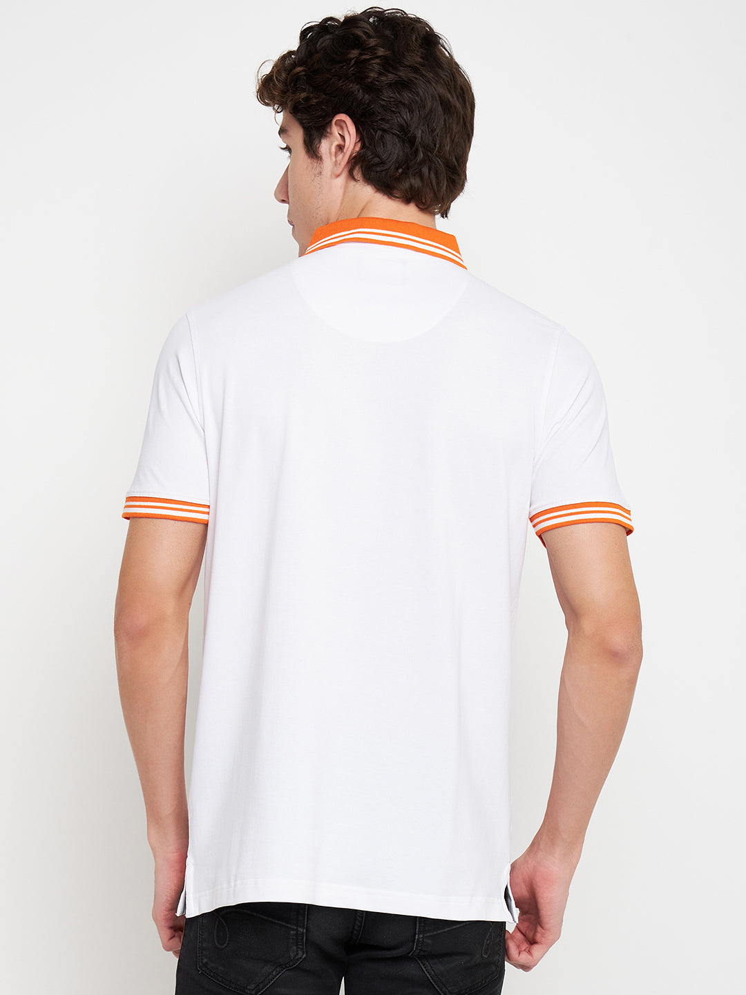 Statement Polo White Tee