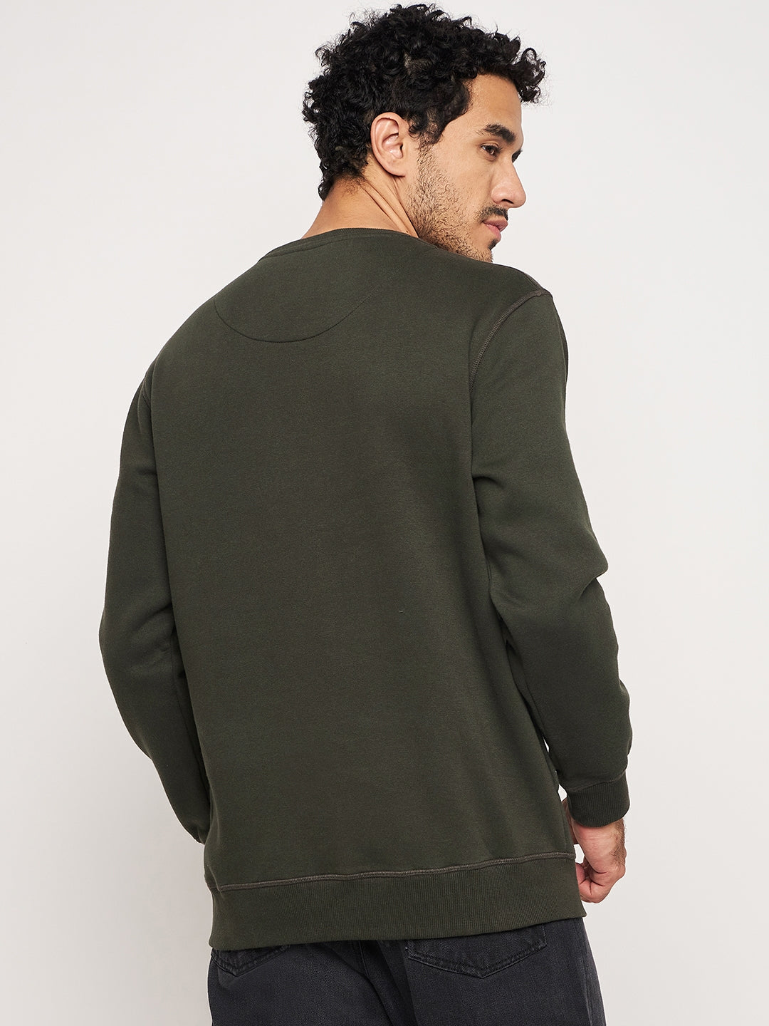 Gratitude Olive Sweat Shirt
