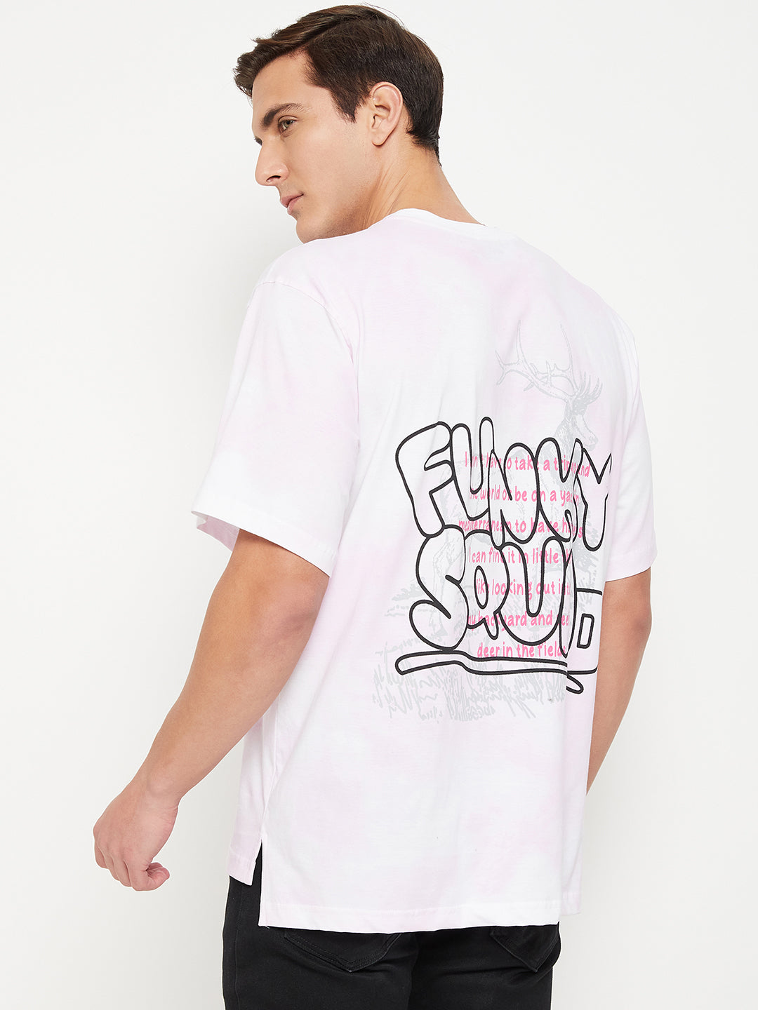 White Funky Squad Oversize T-Shirt