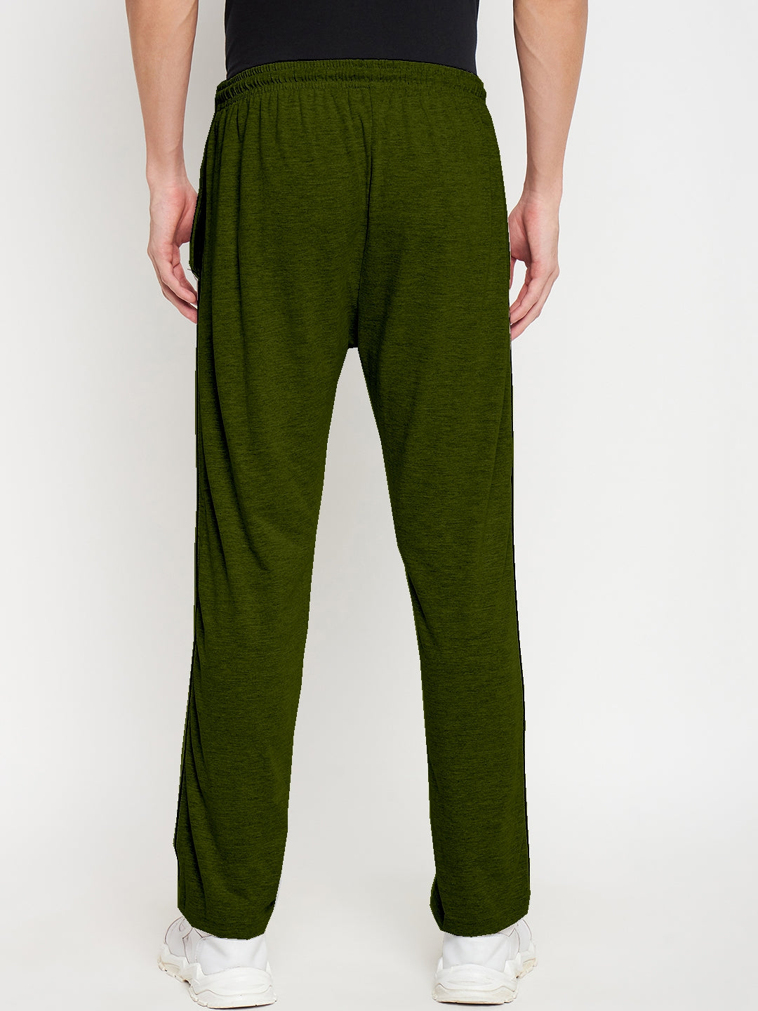 Olive Relaxed Track Pants