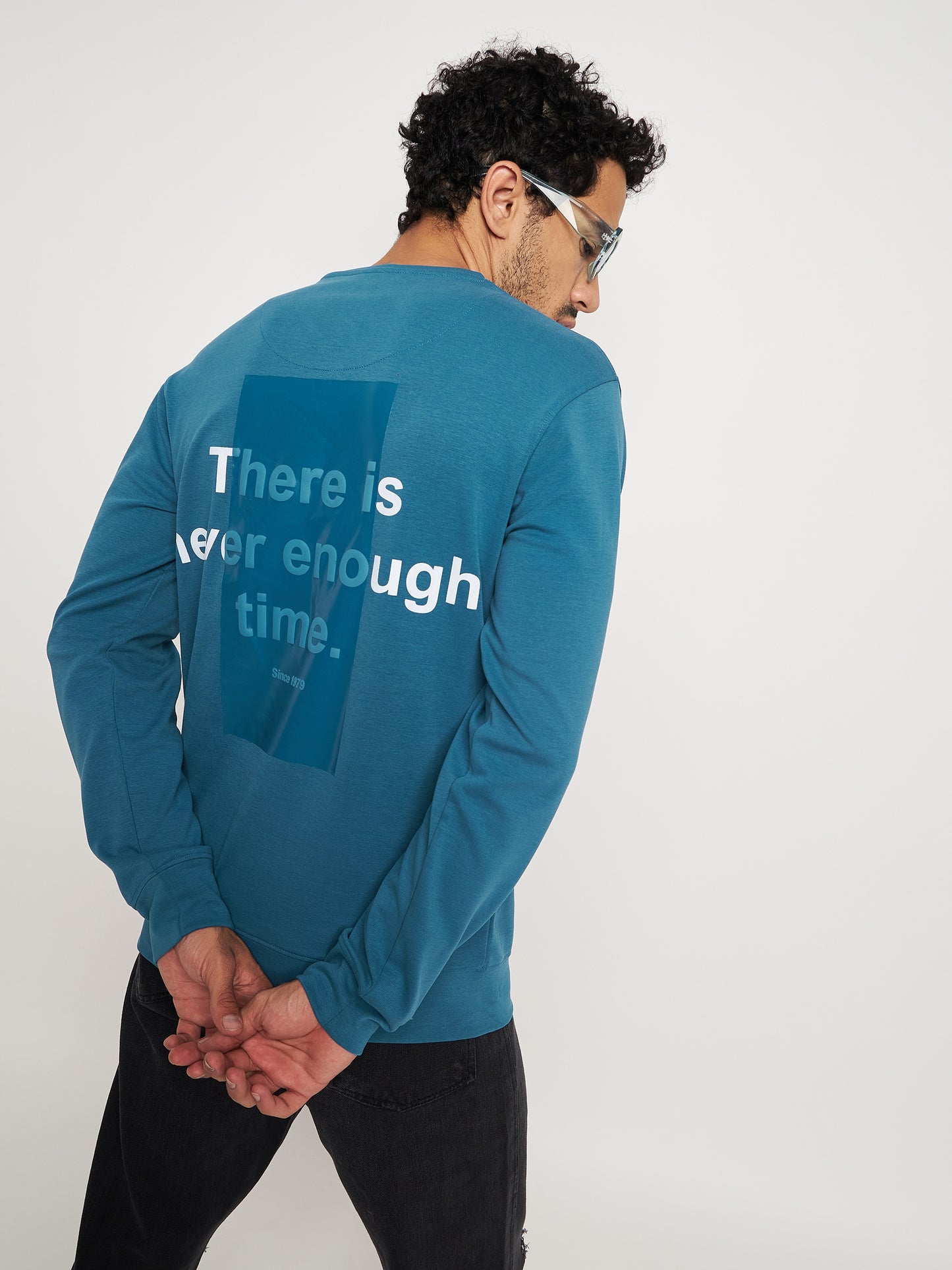 Repeat the Process Teal Sweatshirt