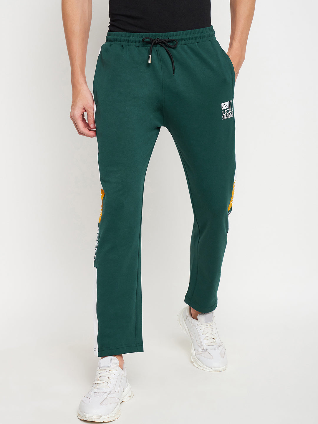 Bottle Green Racer Track Pants