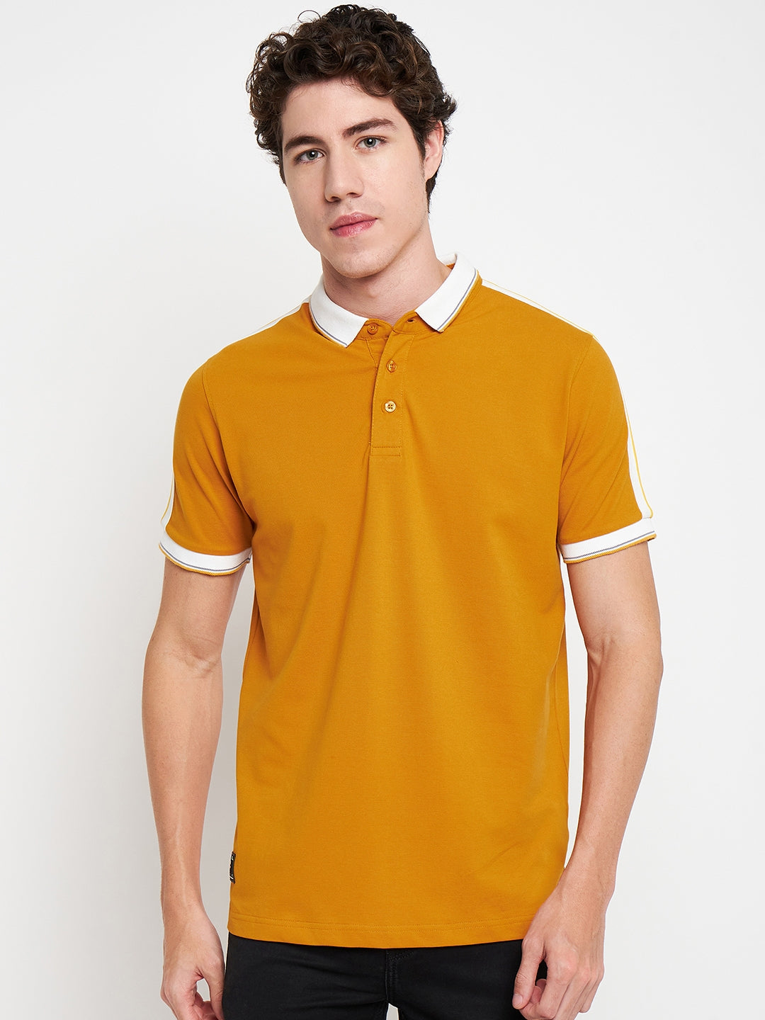 Statement Polo Mustard Tee
