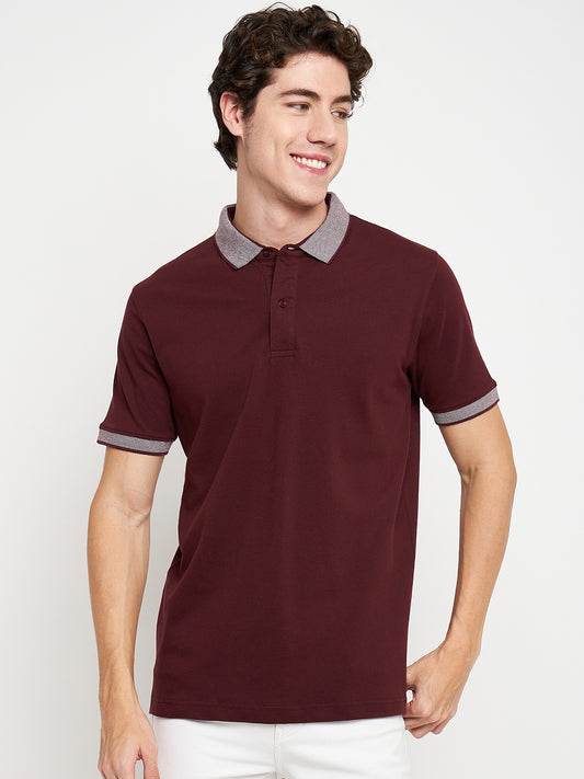 Statement Polo Wine Tee
