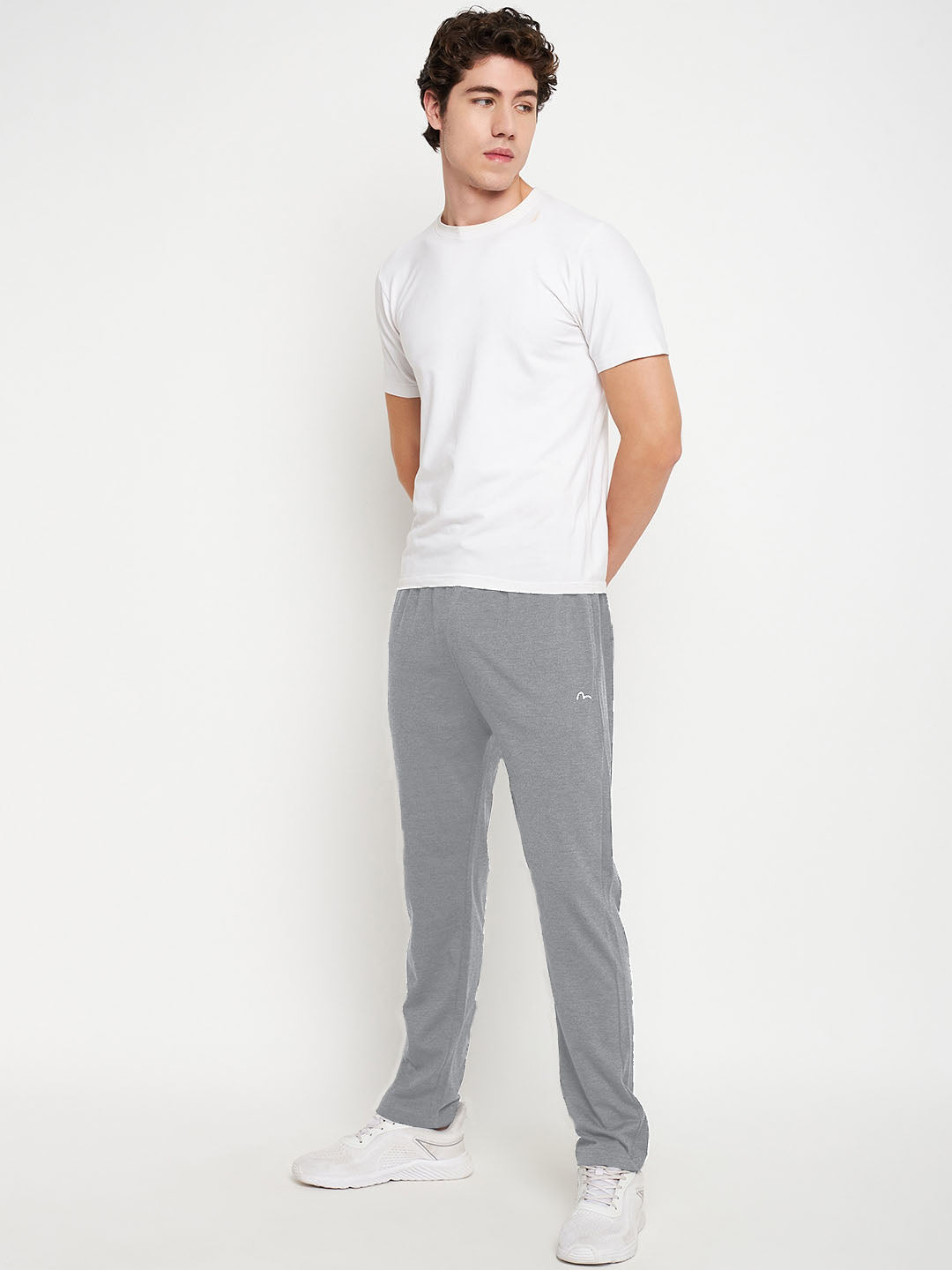 Grey Melange Comfy Track Pants