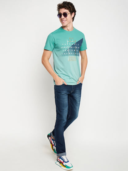 Round Neck Believe In style T-shirt