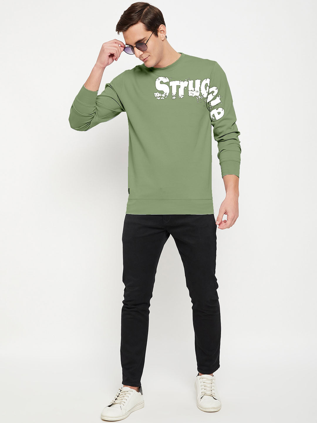 Struggle Apple Green Sweatshirt