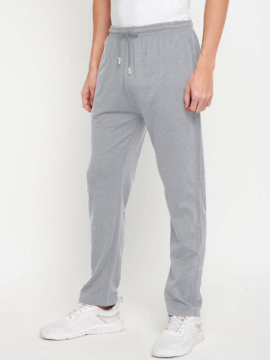 Grey Melange Comfy Track Pants