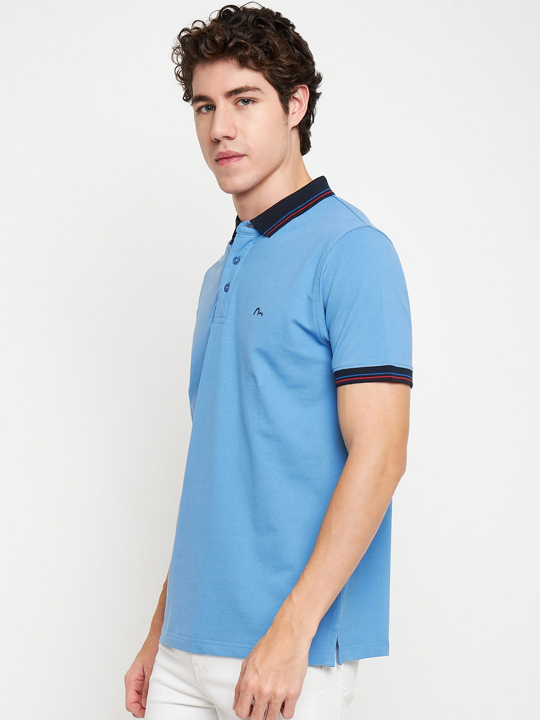 Statement Polo Turquoise Tee