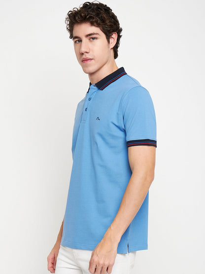 Statement Polo Turquoise Tee