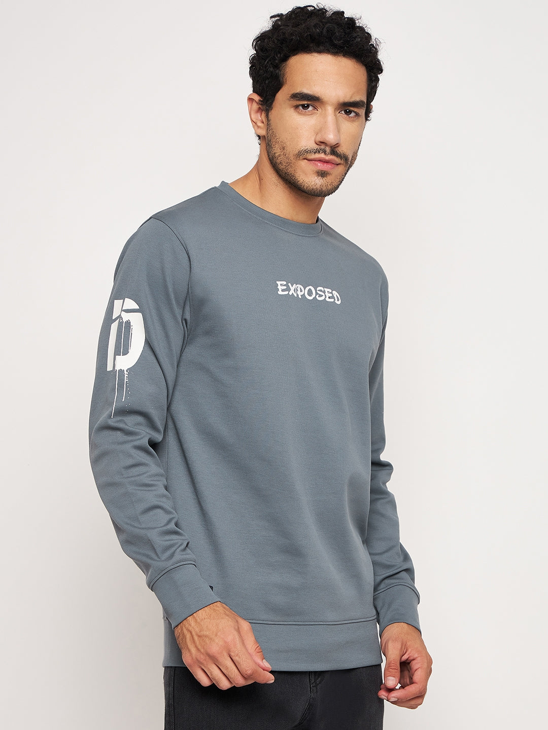 Exposed Neon Grey Sweatshirt