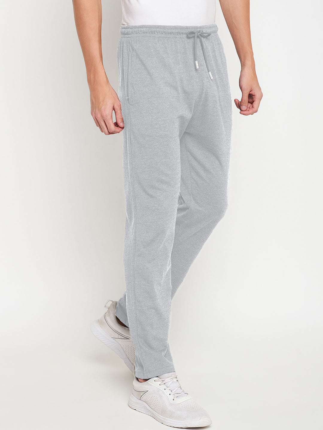 Grey Melange Comfy Track Pants