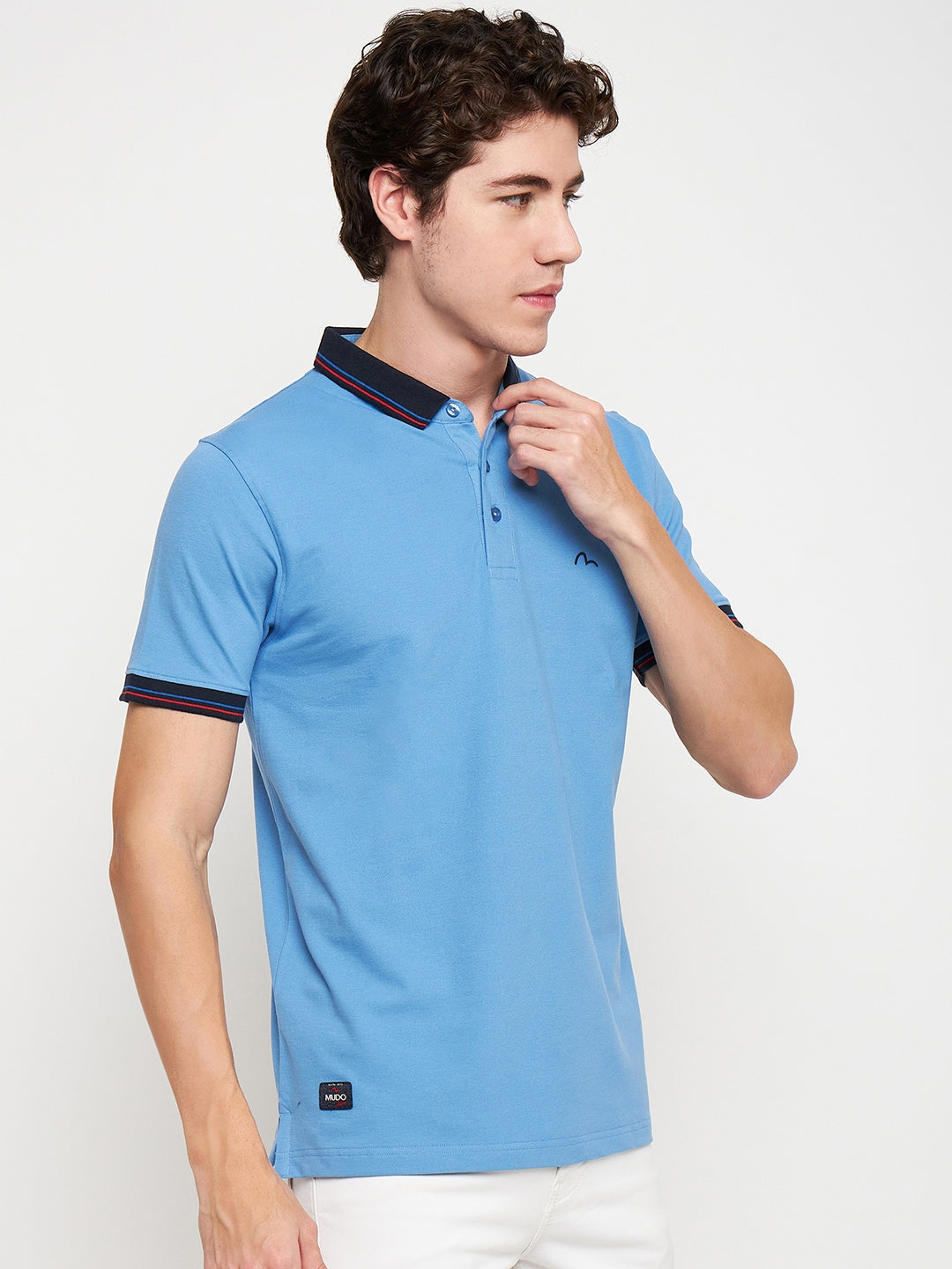 Statement Polo Turquoise Tee