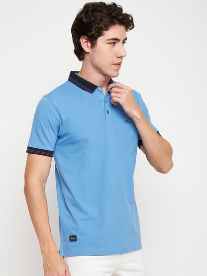 Statement Polo Turquoise Tee