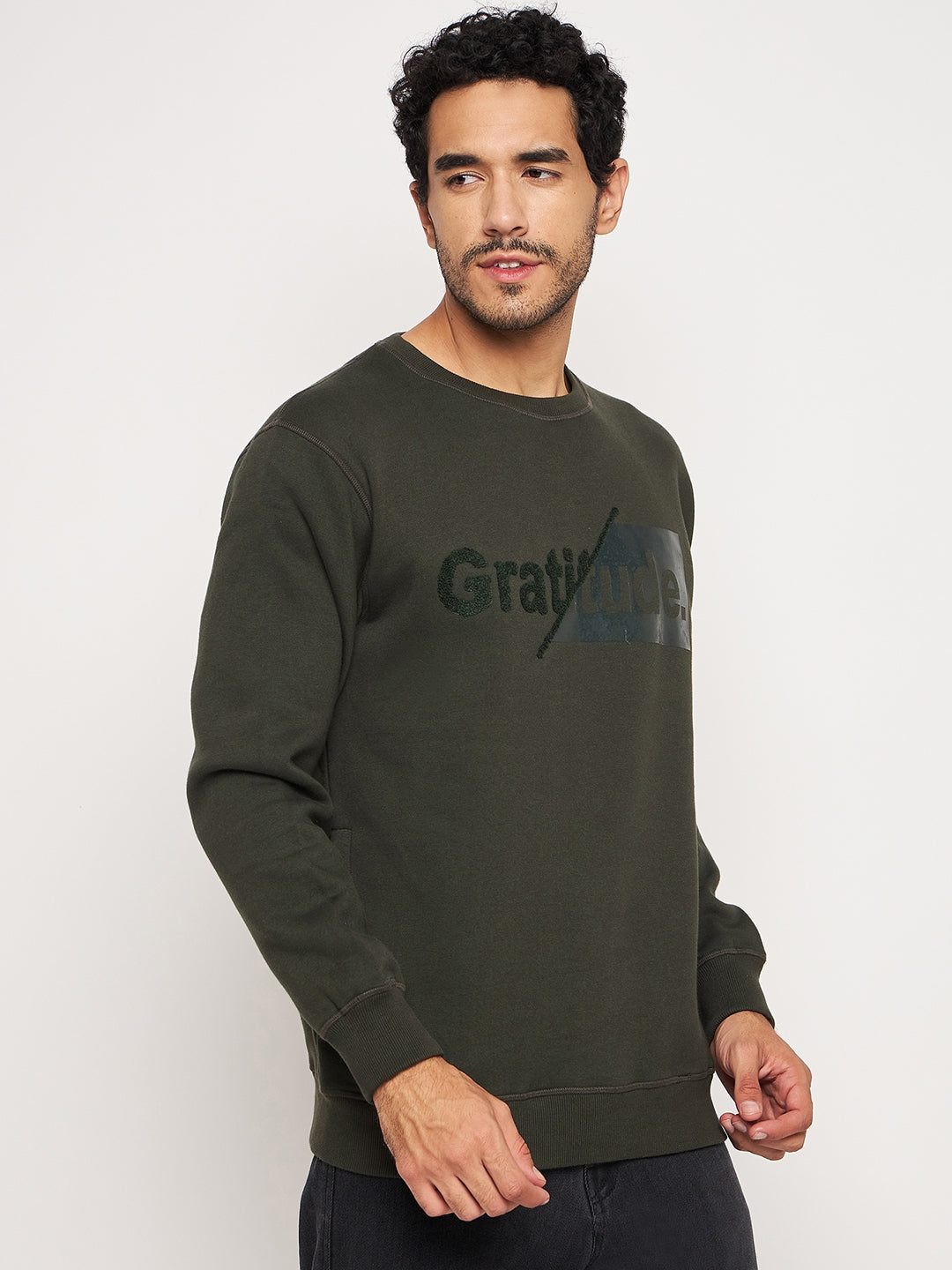 Gratitude Black Sweatshirt