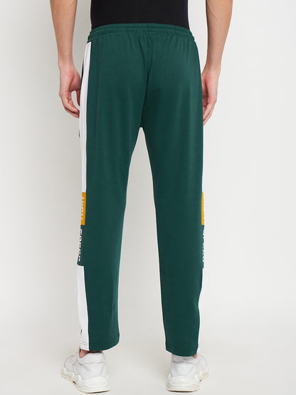 Bottle Green Racer Track Pants