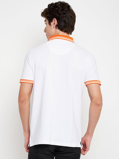 Statement Polo White Tee