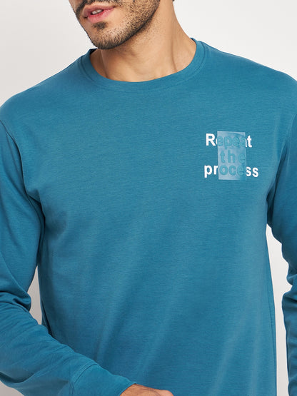 Repeat the Process Teal Sweatshirt