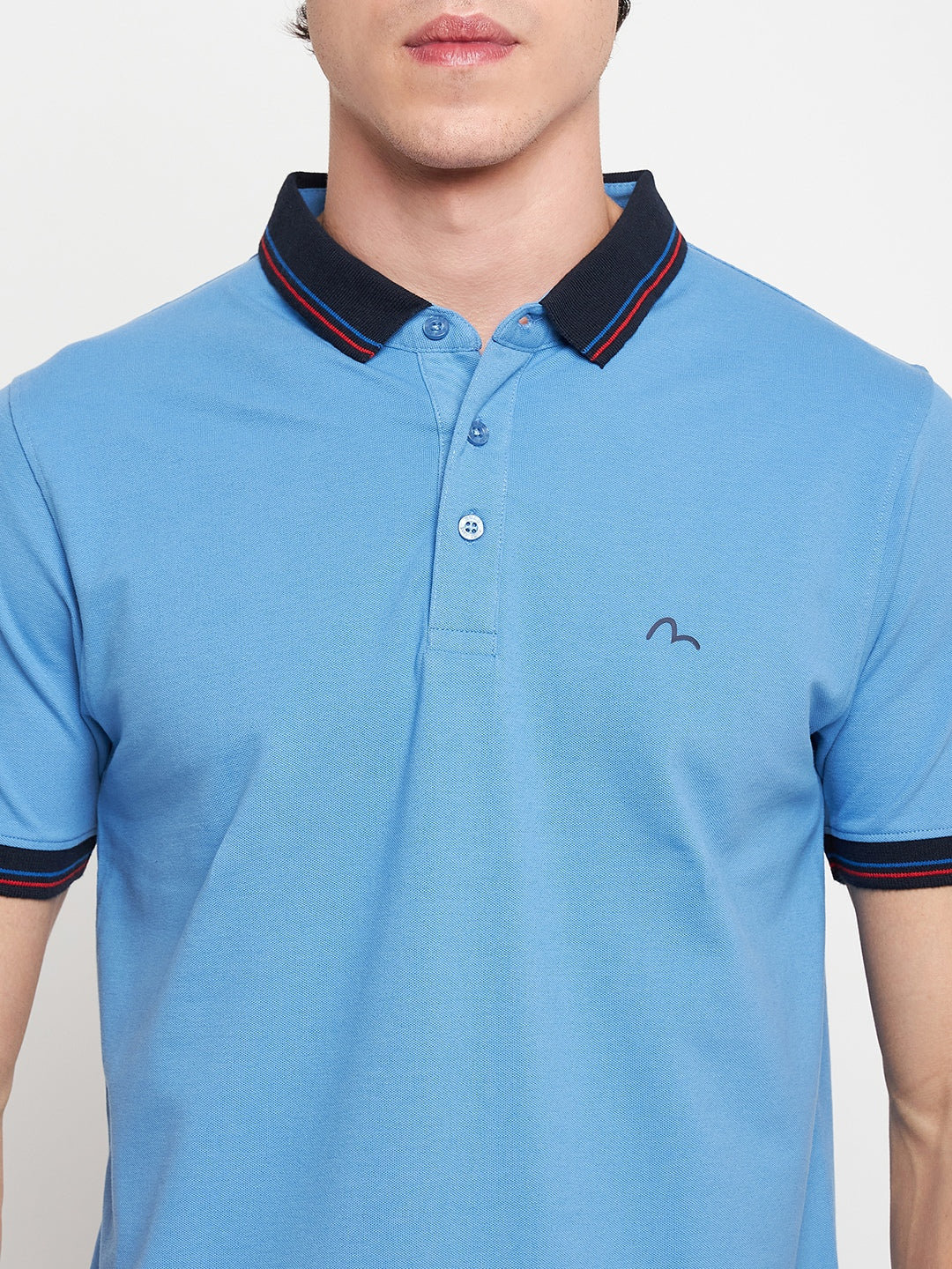 Statement Polo Turquoise Tee