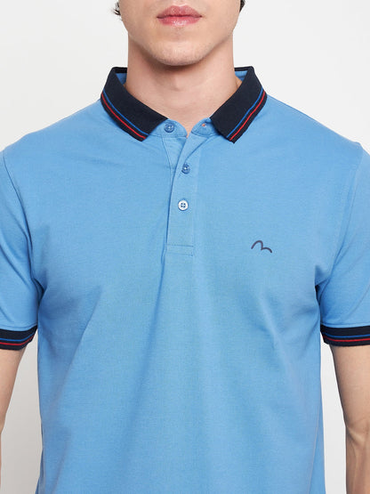 Statement Polo Turquoise Tee