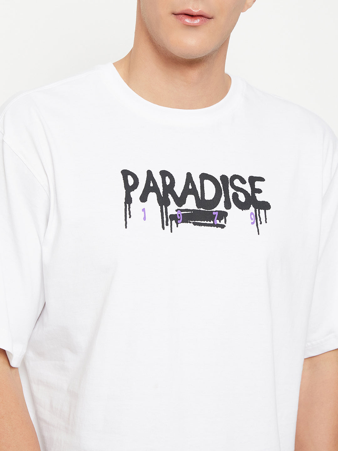 White Paradise Oversize T-Shirt