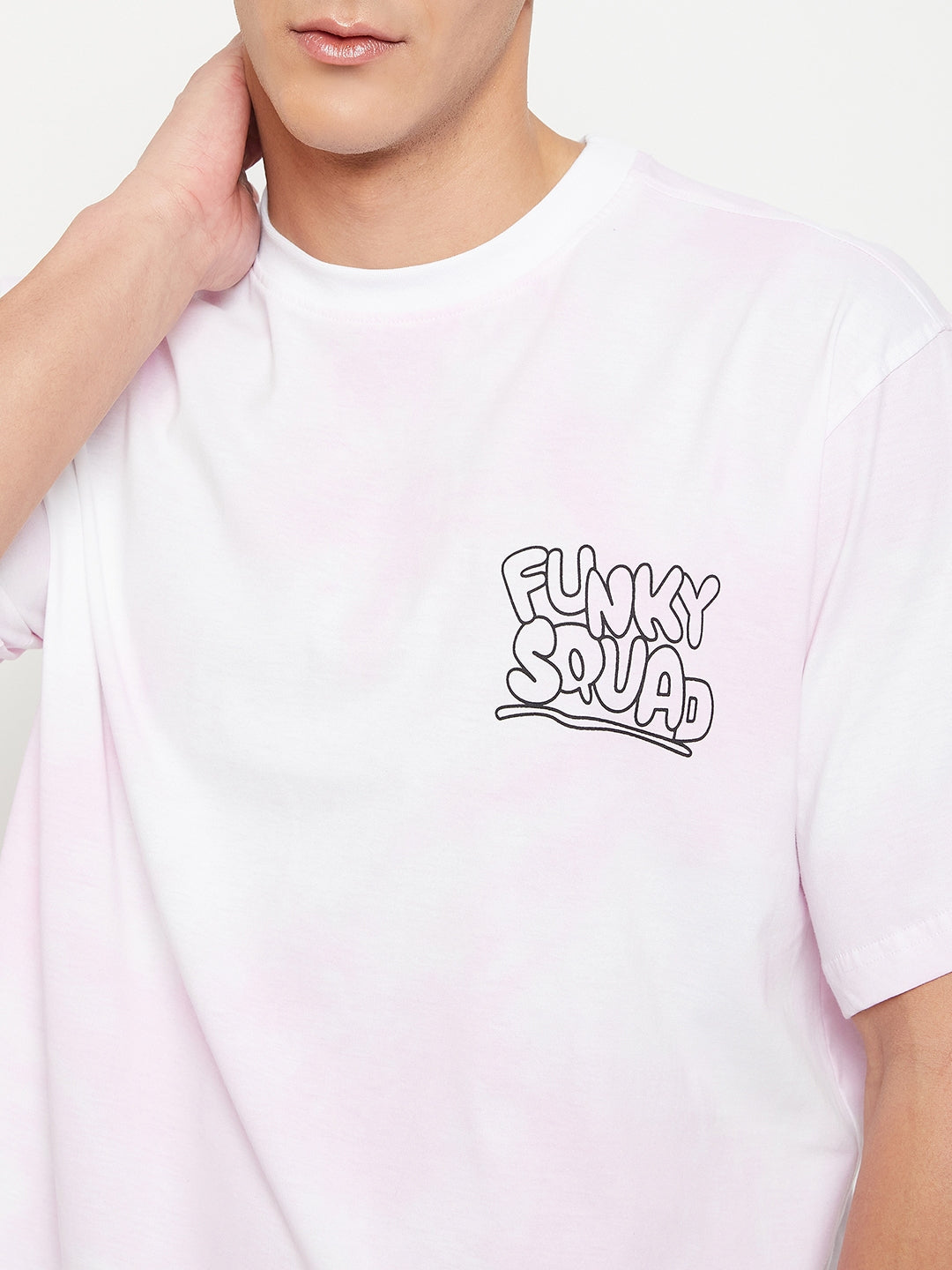 White Funky Squad Oversize T-Shirt