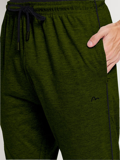 Olive Relaxed Track Pants
