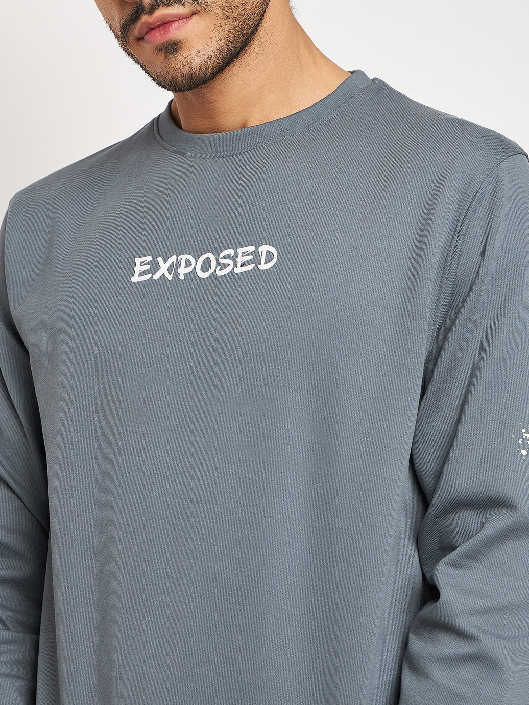 Exposed Neon Grey Sweatshirt