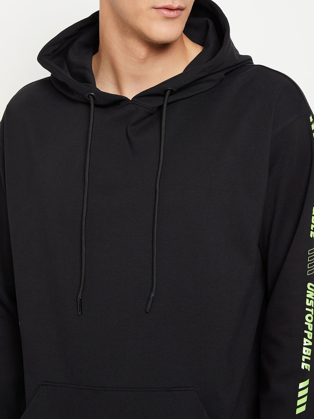 Black Hustle Hard Relaxed Fit Hoody