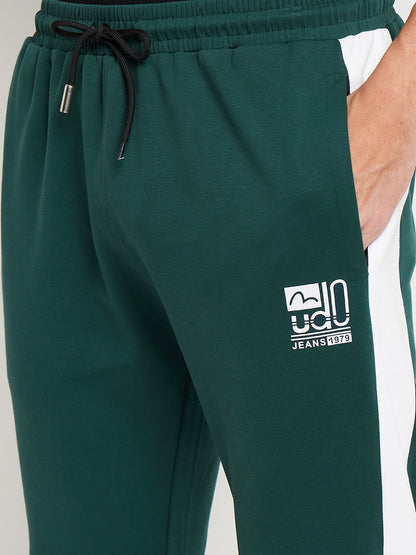 Bottle Green Racer Track Pants