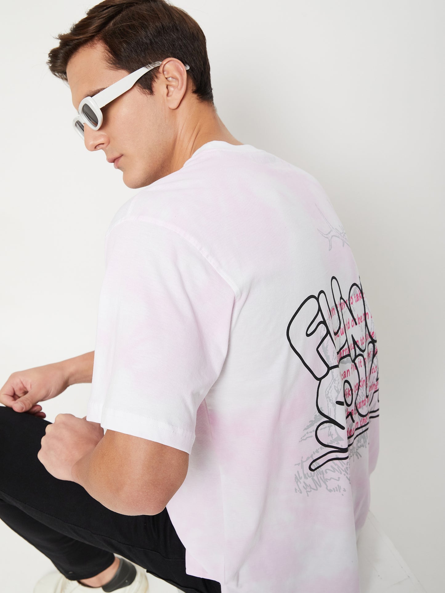 White Funky Squad Oversize T-Shirt