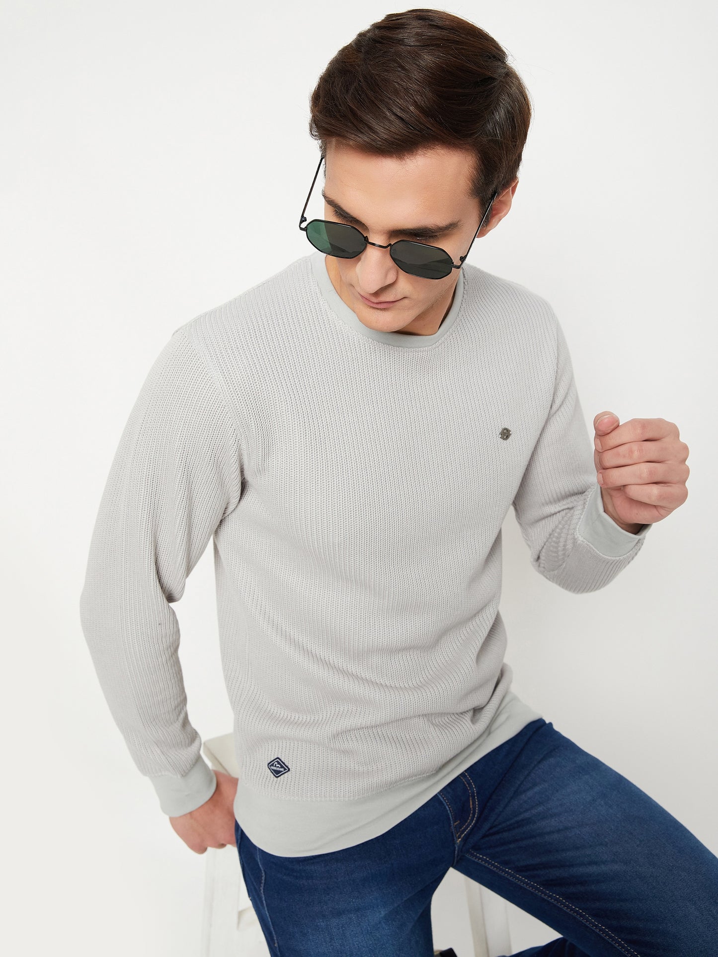 R/N Steel Grey Sweater