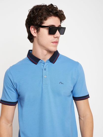 Statement Polo Turquoise Tee