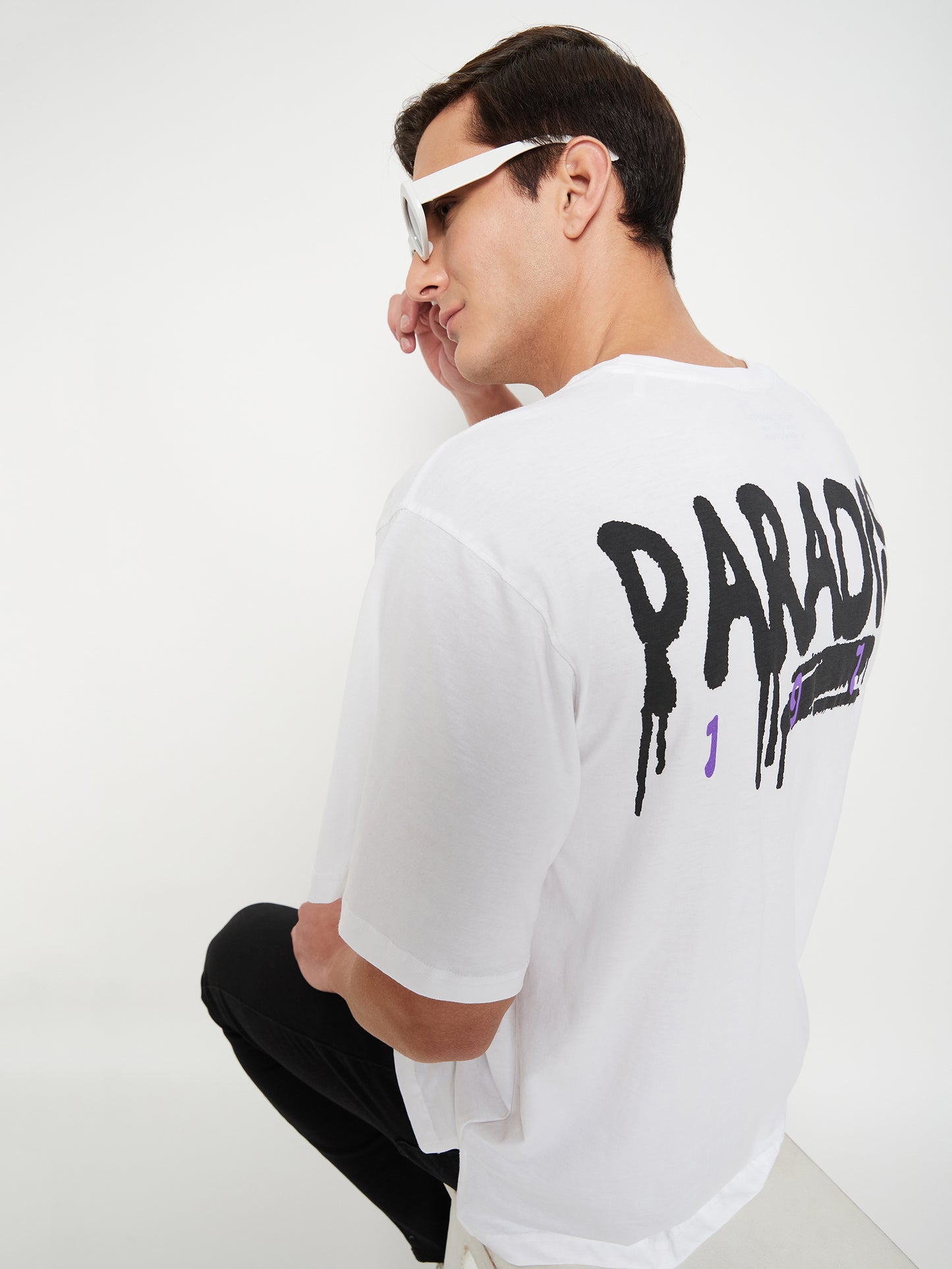 White Paradise Oversize T-Shirt