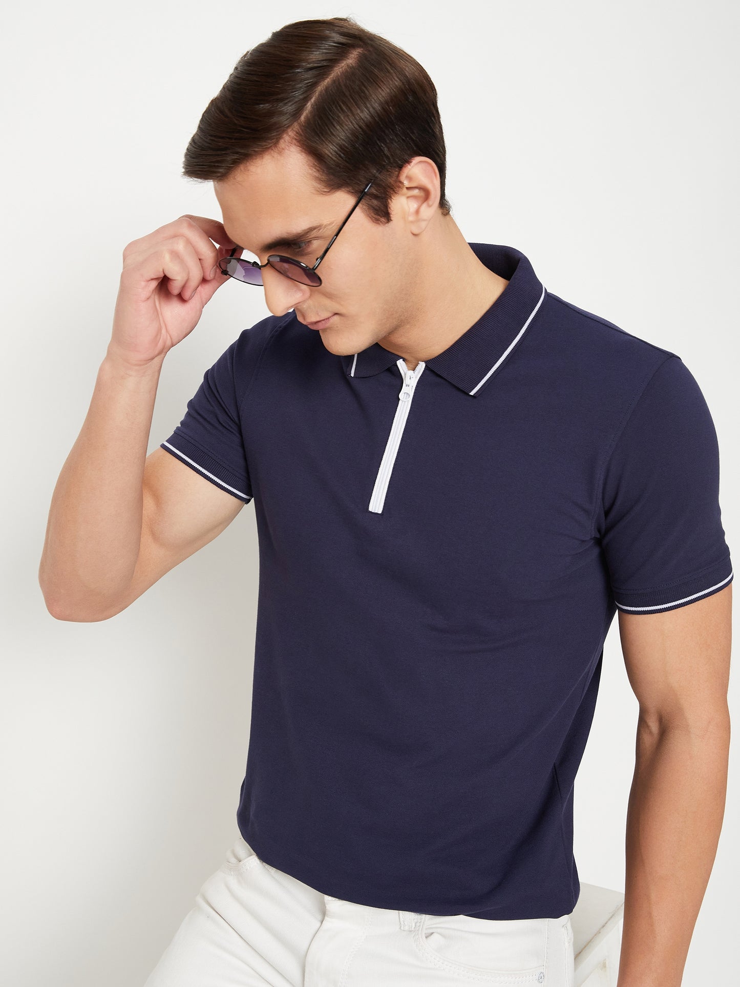 Statement Polo Navy Tee