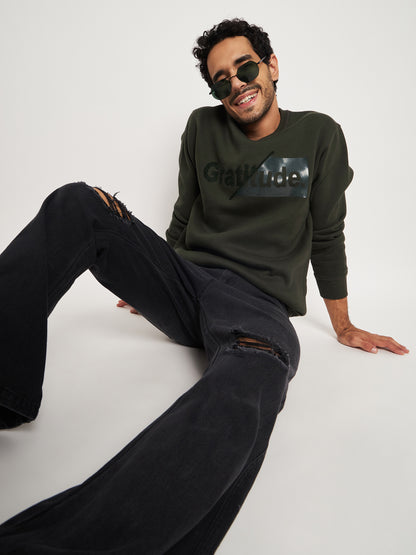Gratitude Black Sweatshirt