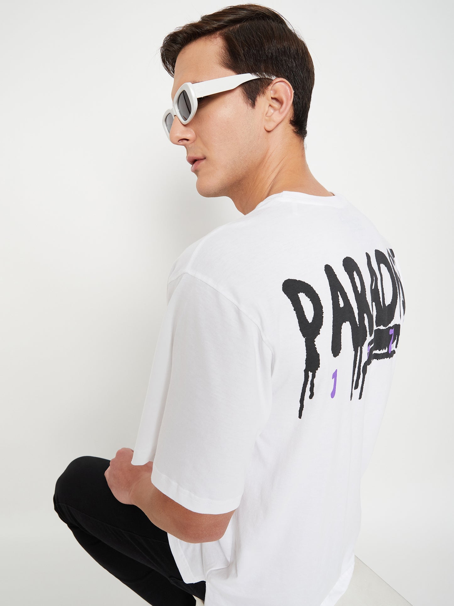 White Paradise Oversize T-Shirt